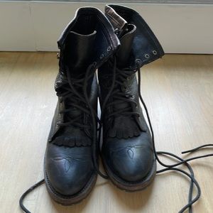 Vintage leather boots